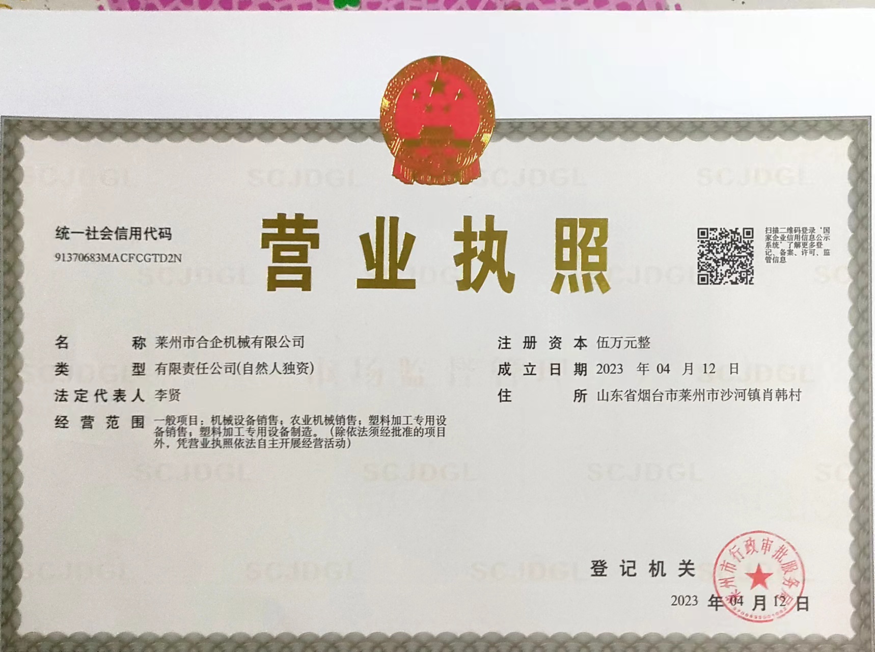 business license
